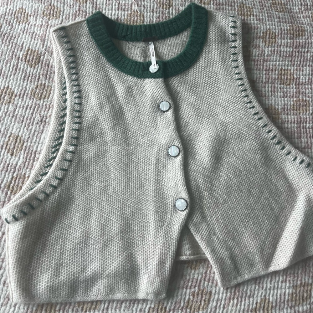 Free people Sammi cashmere vest
